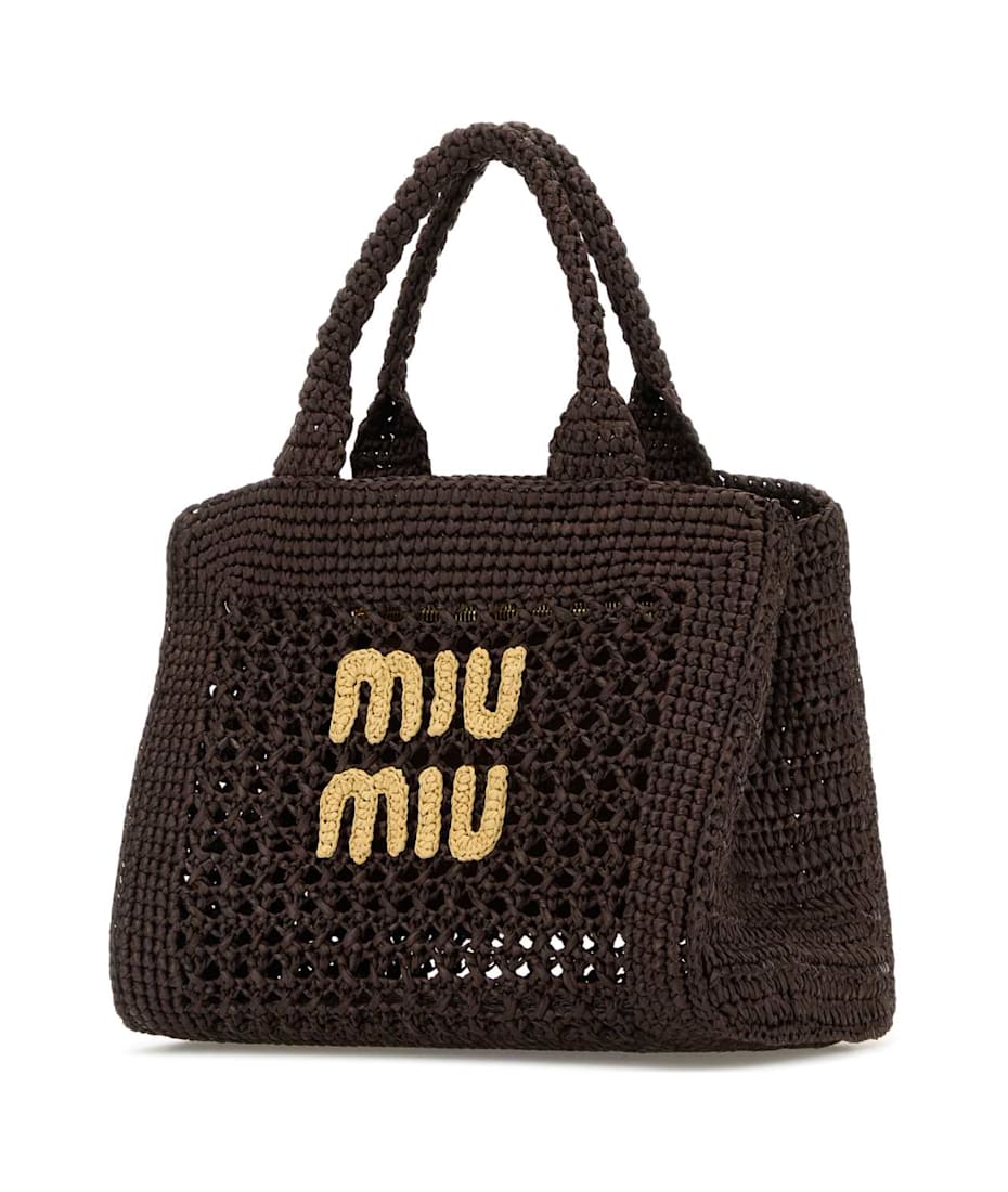 Miu Miu｜ (5BB173 ADNT F0BW5) Black Beau Leather Bag | Miu Miu