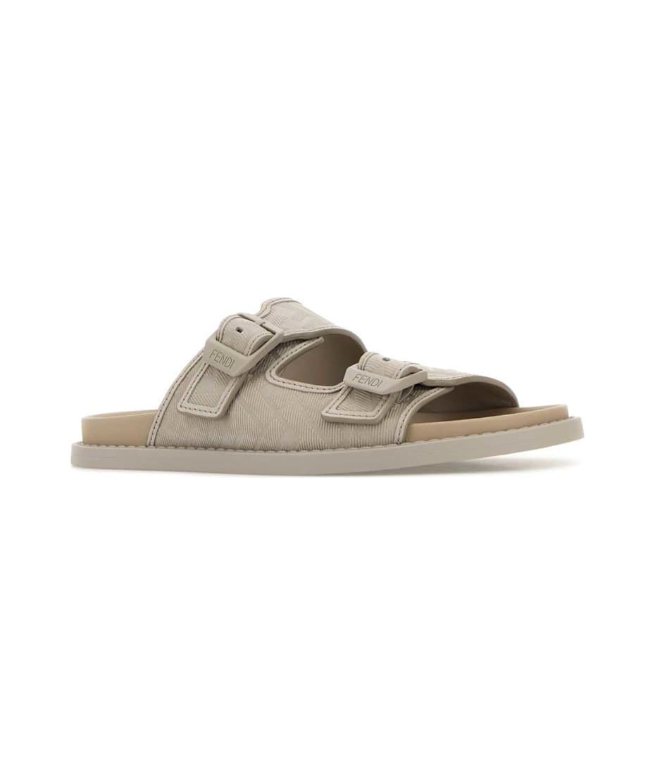 サンダル Fendi Cappuccino Leather Fendi Feel Slippers Cappuccino Leather Fendi Feel Slippers | italist