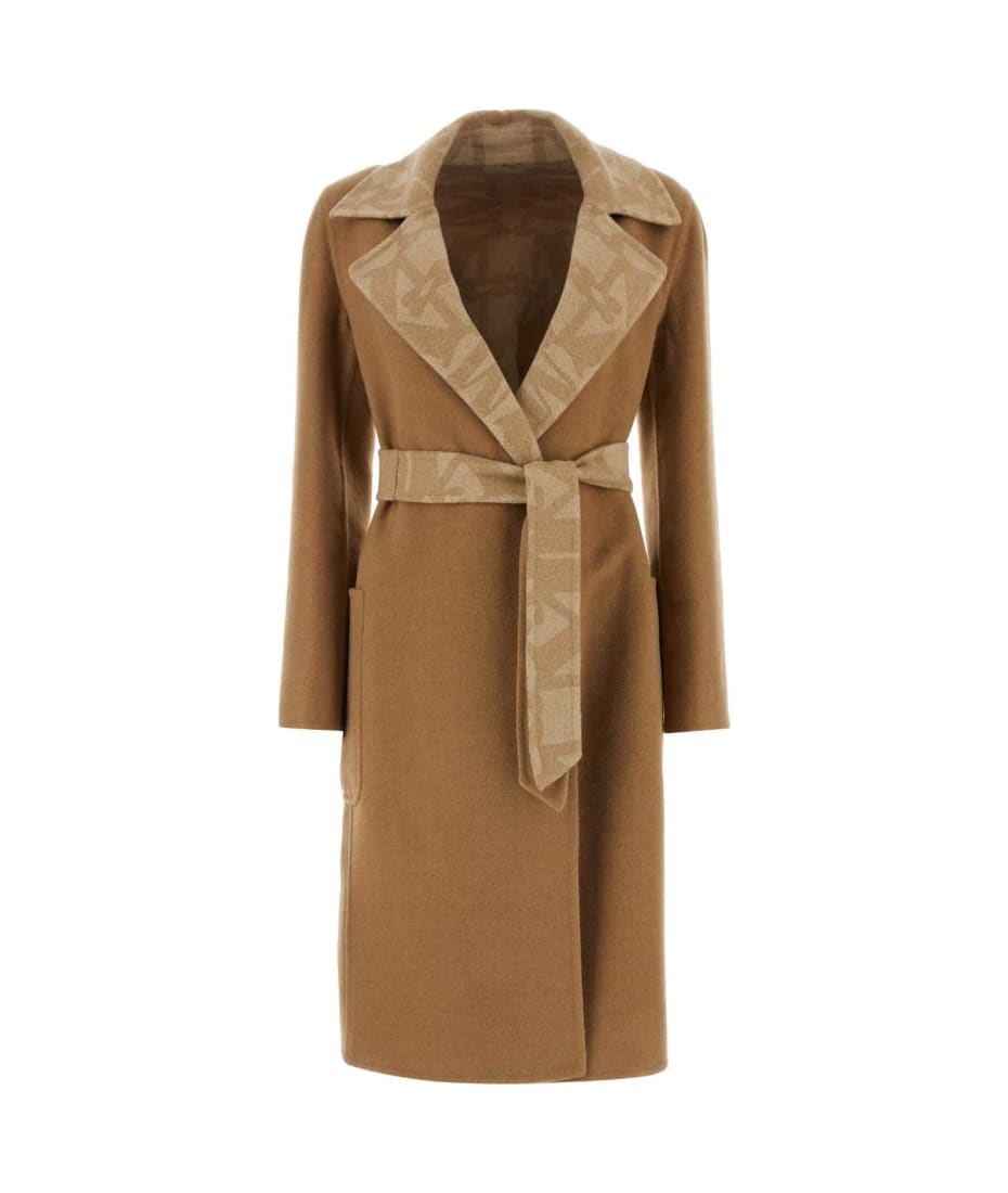 【送料&関税込】Max Mara Biscuit Camel Abito Coat Max Mara Biscuit Camel Abito Coat | italist