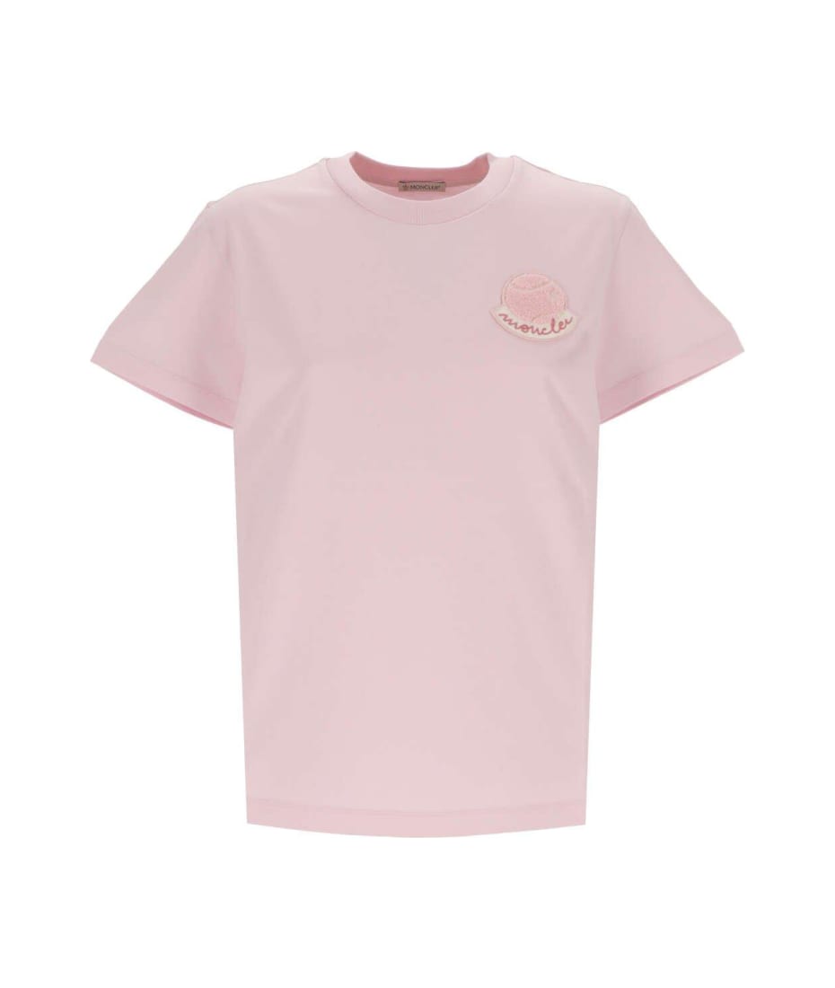 Moncler Tennis Logo Patch T-shirt | italist