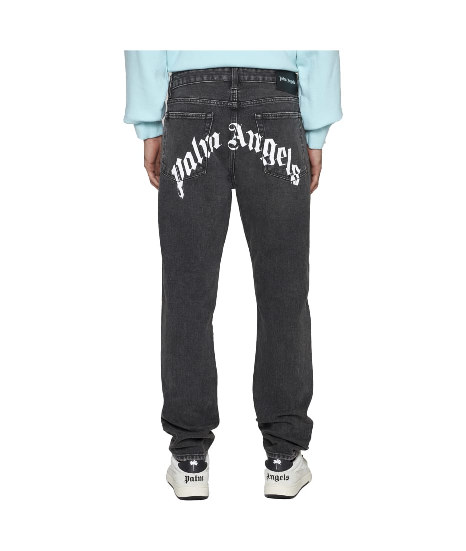 新品タグ付　palm angels 23ss デニム　アイボリー　メンズ　L Palm Angels（パームエンジェルス）デニムアイテム - FARFETCH
