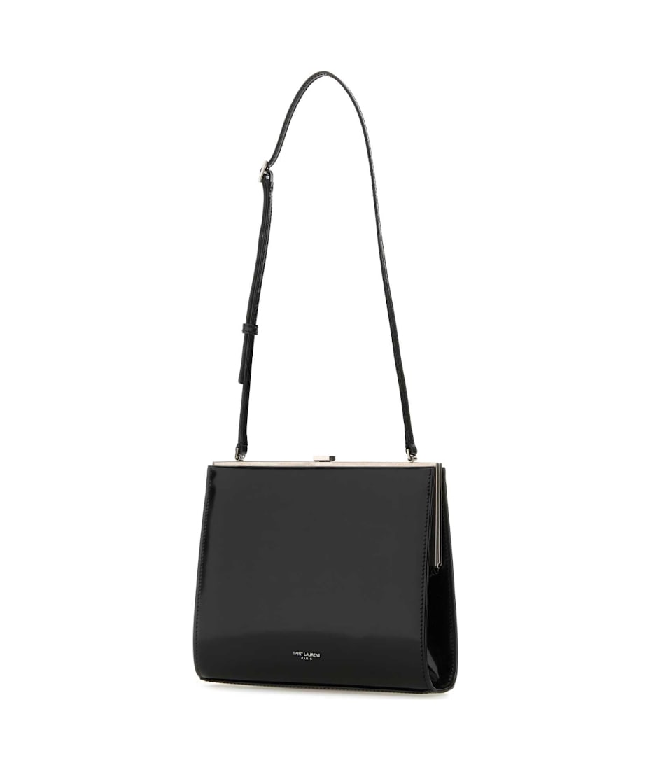 ショルダーバッグ・ポシェット SAINT LAURENT BLACK LEATHER LE ANNE-MARIE SHOULDER BAG Saint Laurent Black Leather Le Anne-marie Shoulder Bag