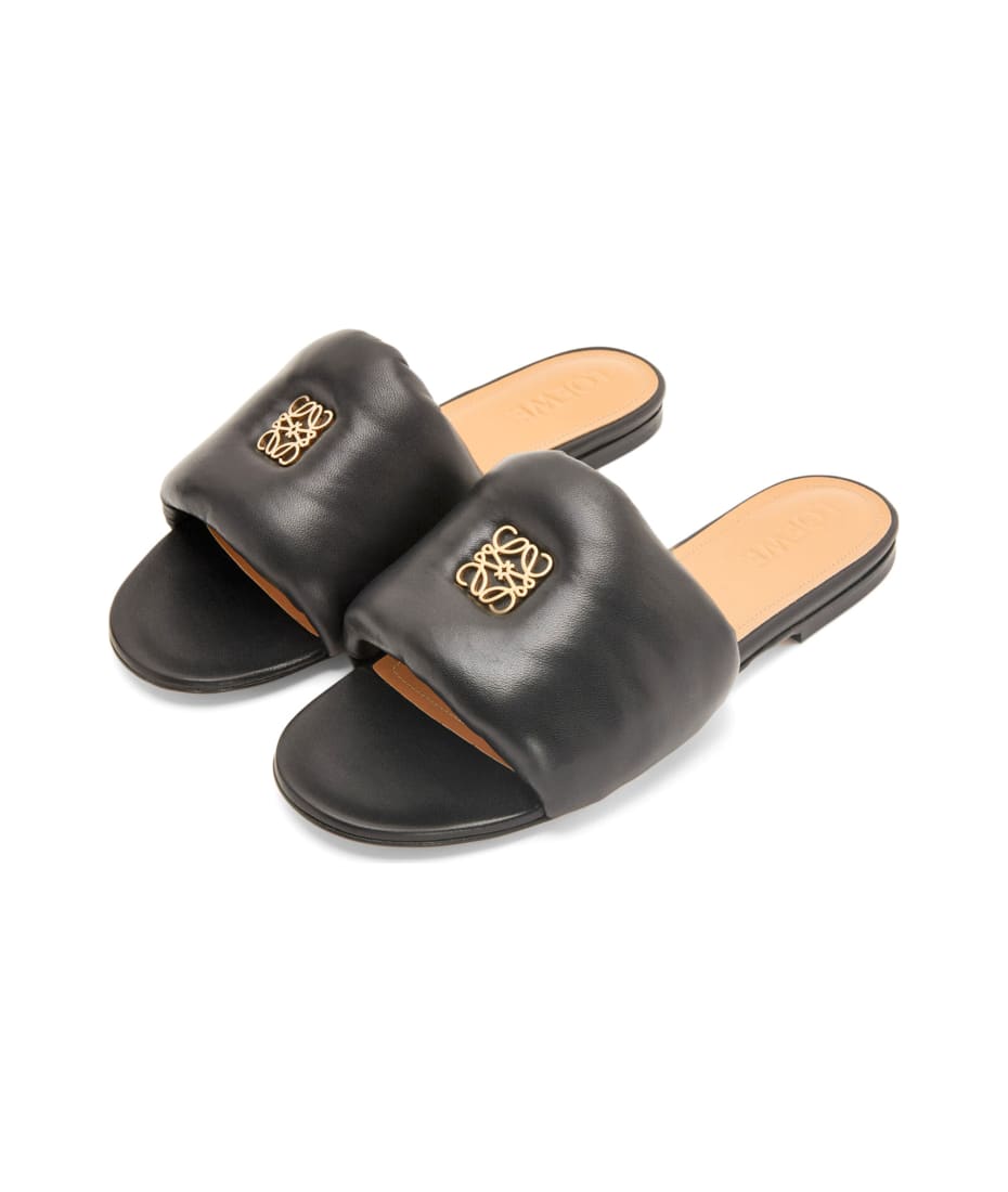 Loewe Anagram Padded Slide In Lambskin | italist