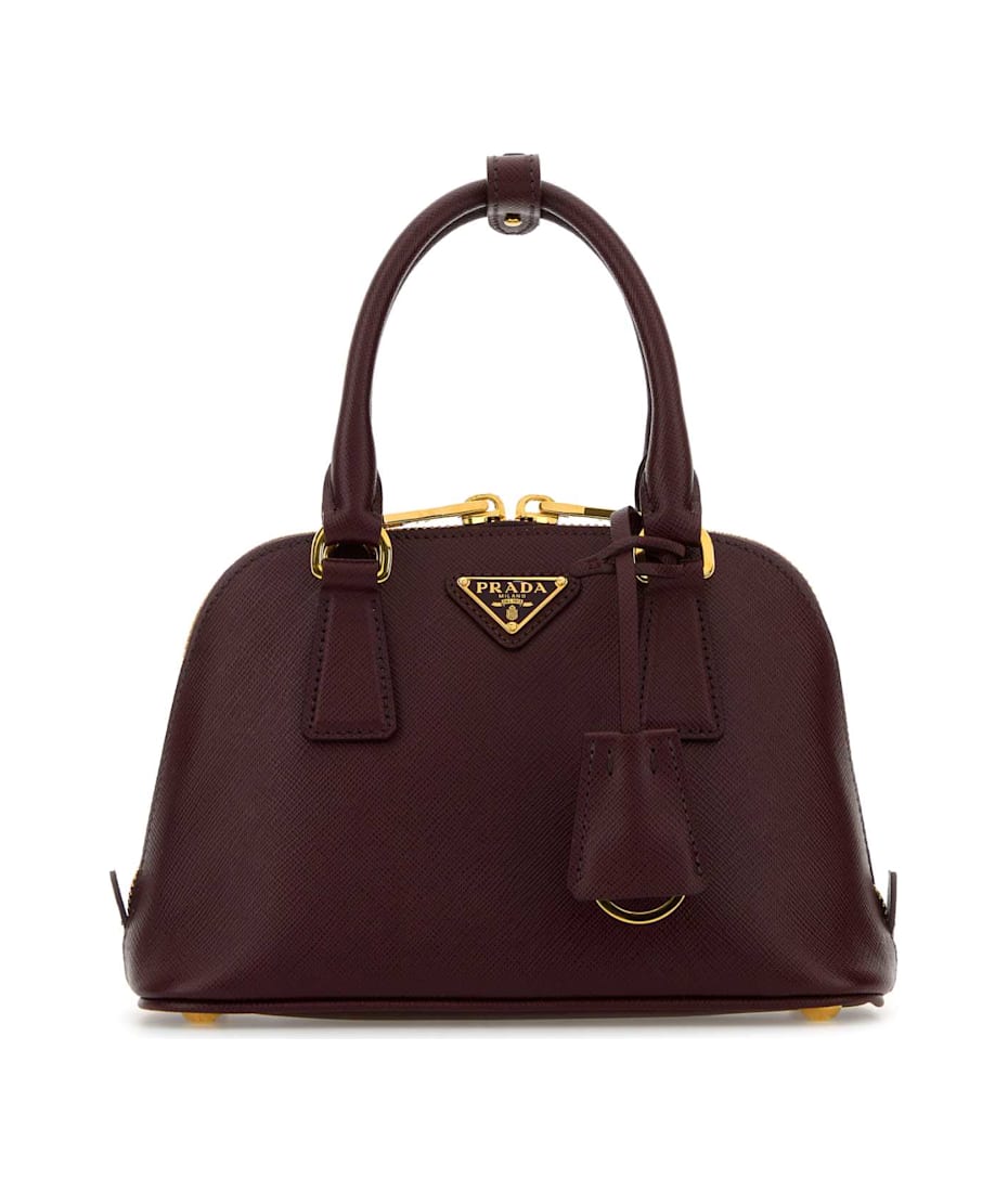 ハンドバッグ Prada Burgundy Leather Handbag Prada Burgundy Leather Handbag | italist