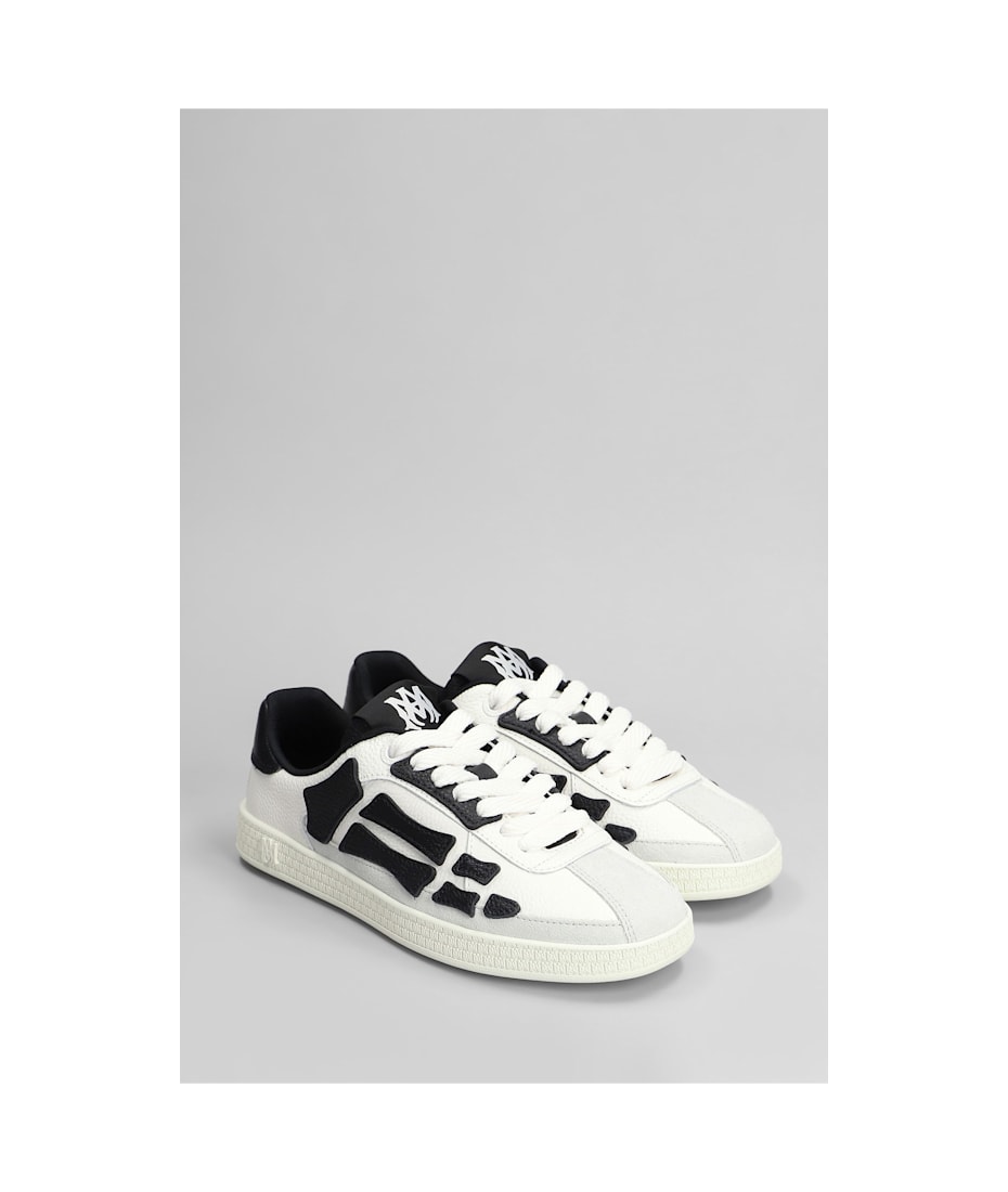 【送料&関税込】AMIRI Pacific Sneakers In White Leather AMIRI Pacific Bones Sneakers In White Leather | italist