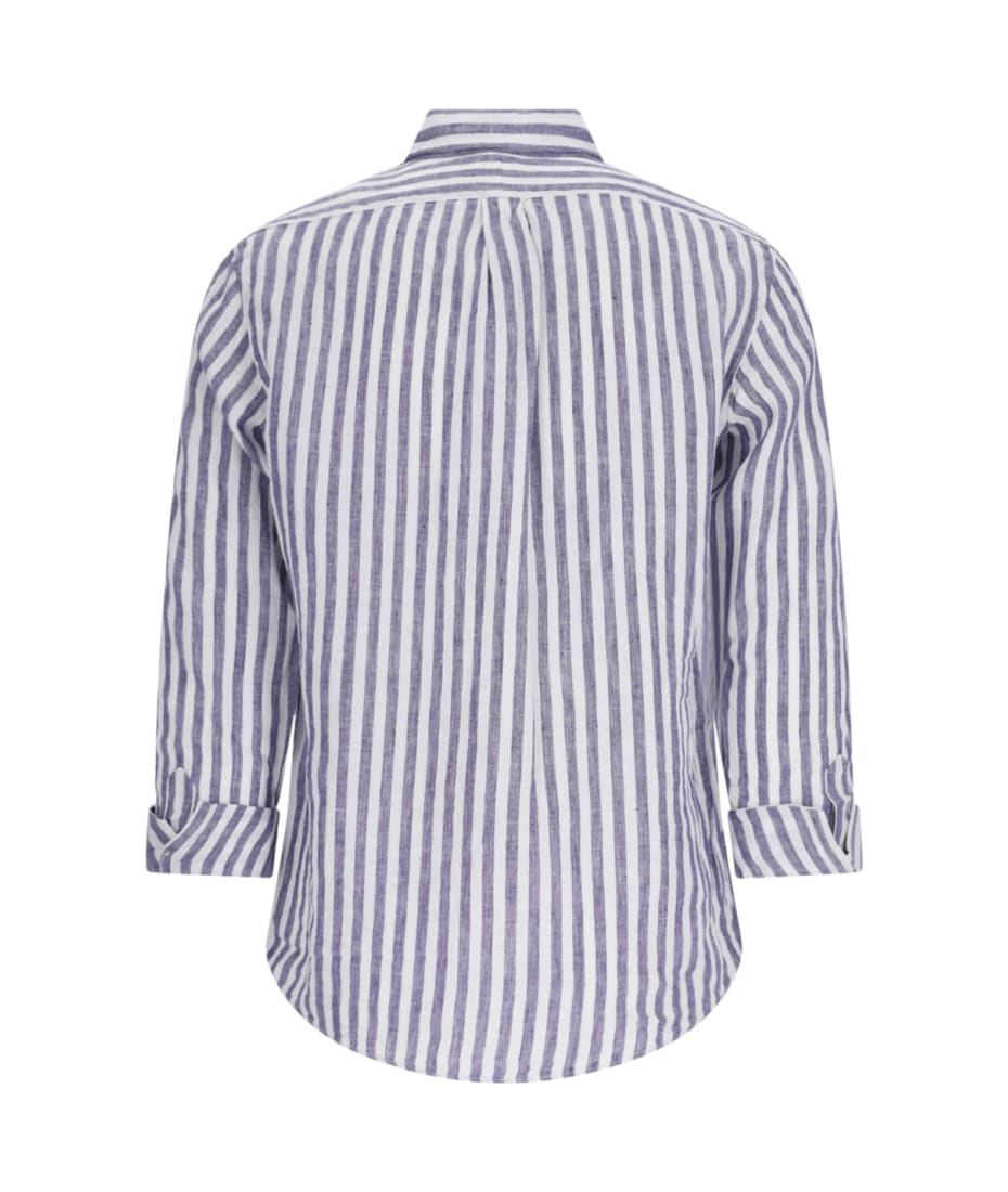Polo Ralph Lauren Custom-fit Striped Linen Shirt | italist