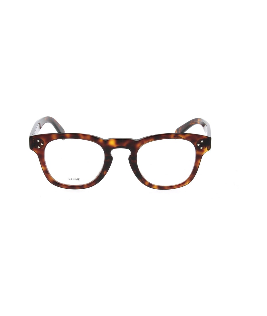 メガネ Celine Eyeglass Frame CL50094I Beige Square Luxury Celine CL41428 Clear Brown Prescription Eyeglasses