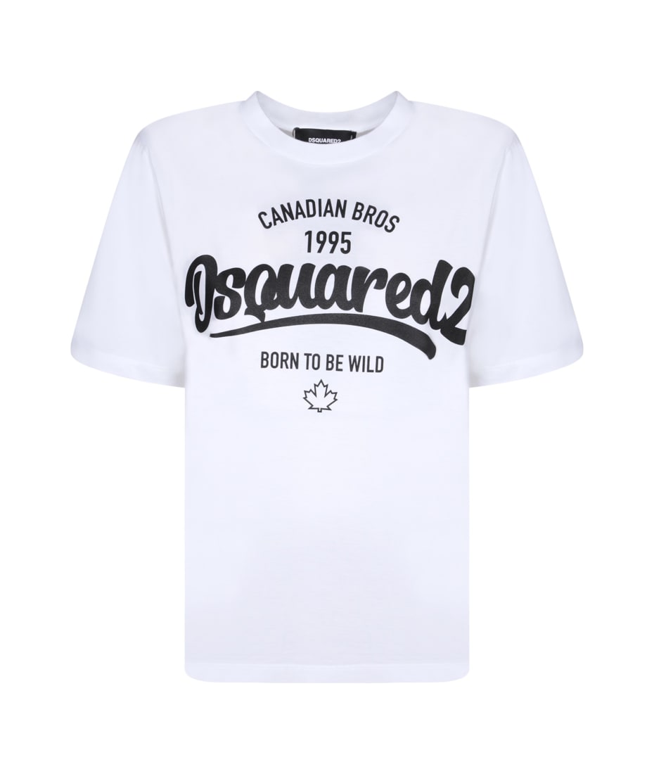 【送料&関税込】Dsquared2 Graphic Printed Crewneck T-shirt dsquared2-s71gd1452-cool-fit-