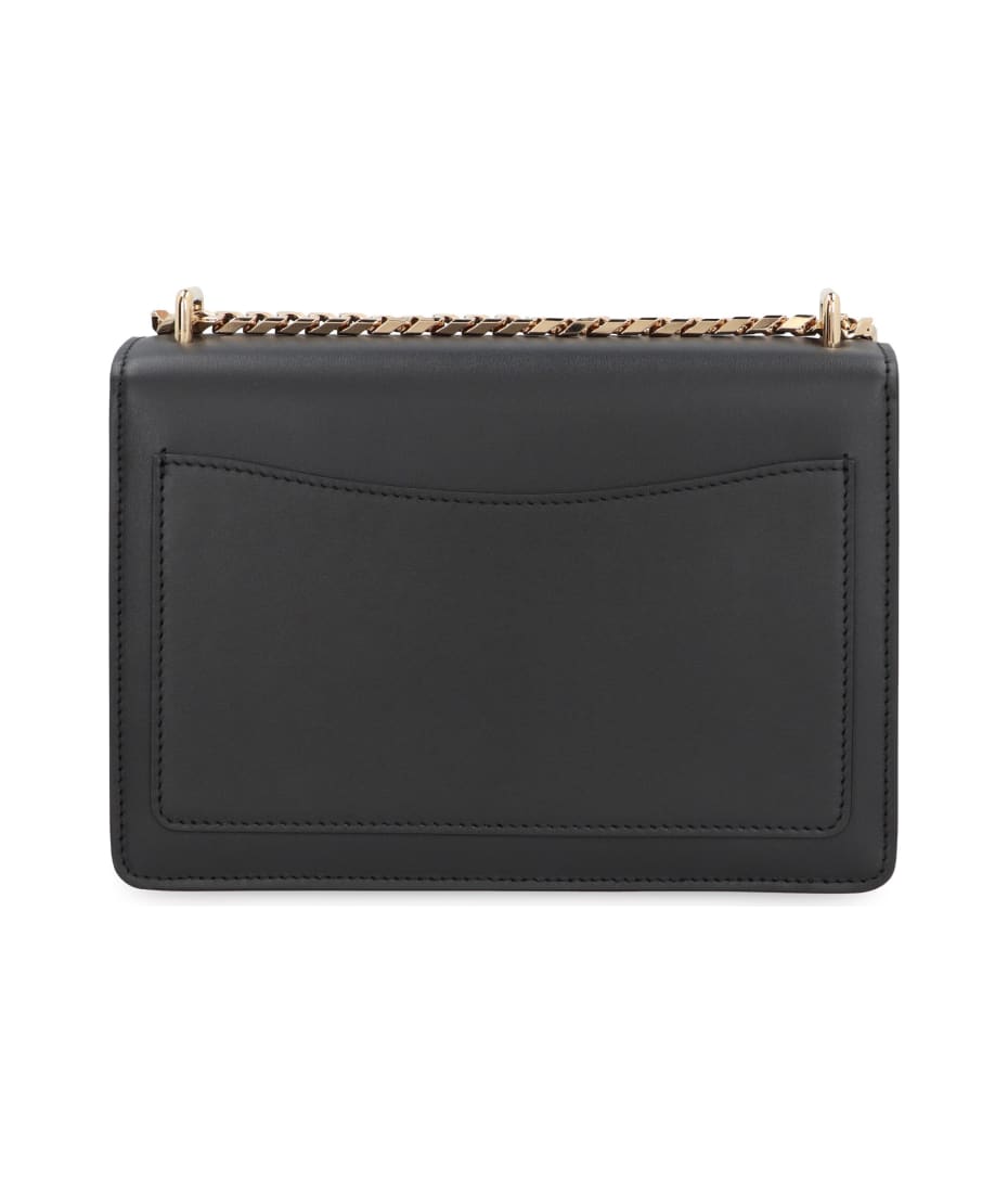 Dolce & Gabbana Leather Crossbody Bag - black