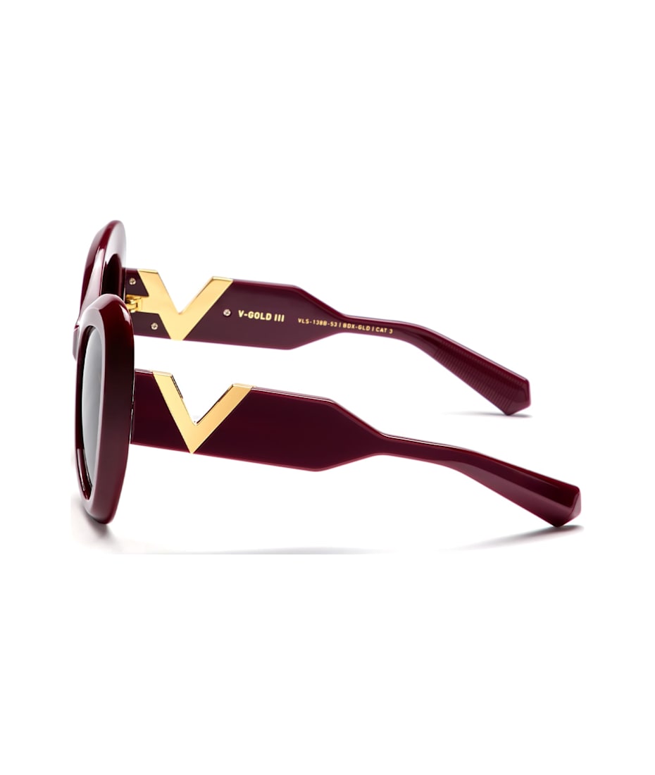 Valentino Eyewear V-gold-iii - Bordeaux Sunglasses | italist
