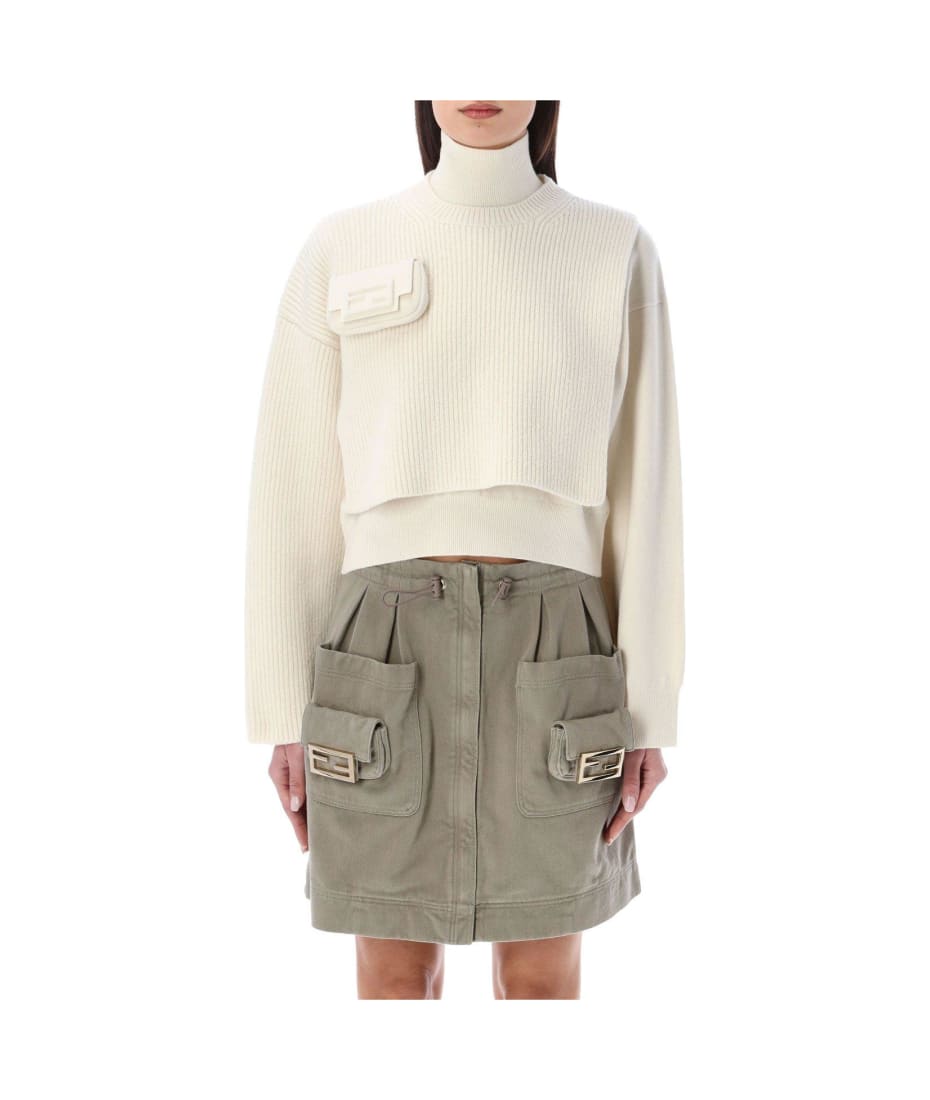 Fendi crop sweater sale