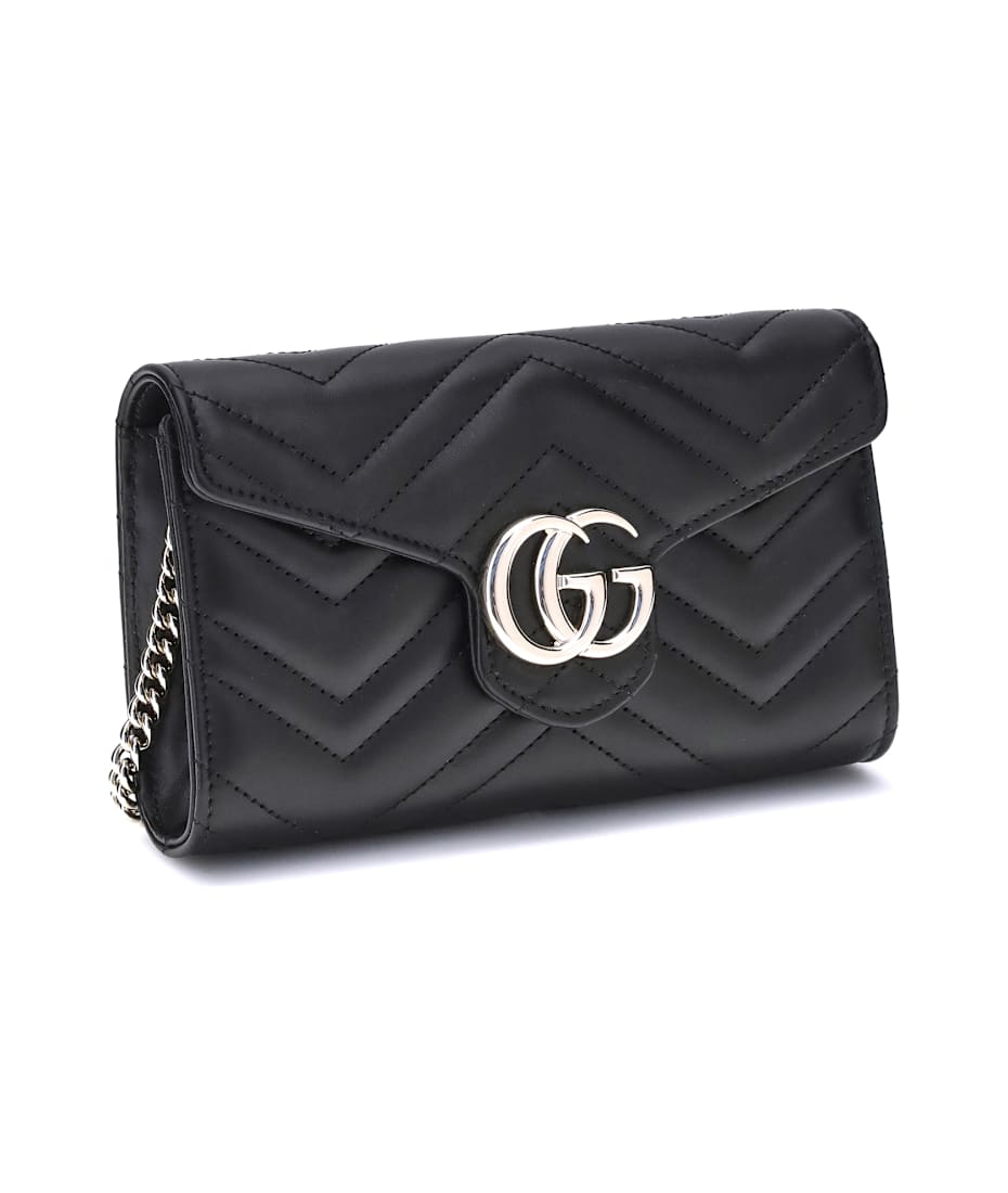 【VIP価格】GUCCI GG Marmont Wallet with Chain Gucci Gg Marmont Wallet With Chain | italist