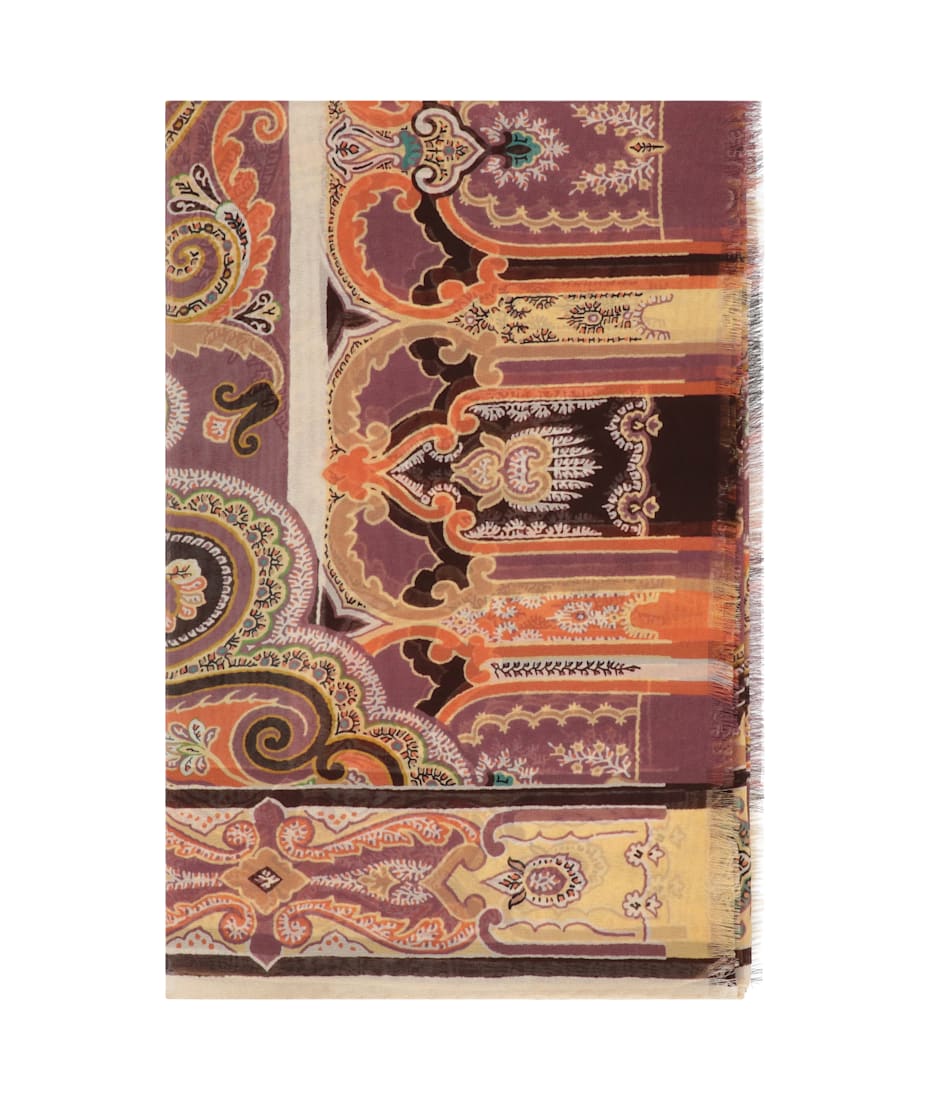 【関税込み】ETRO Printed silk scarf Etro Printed Silk Scarf | italist
