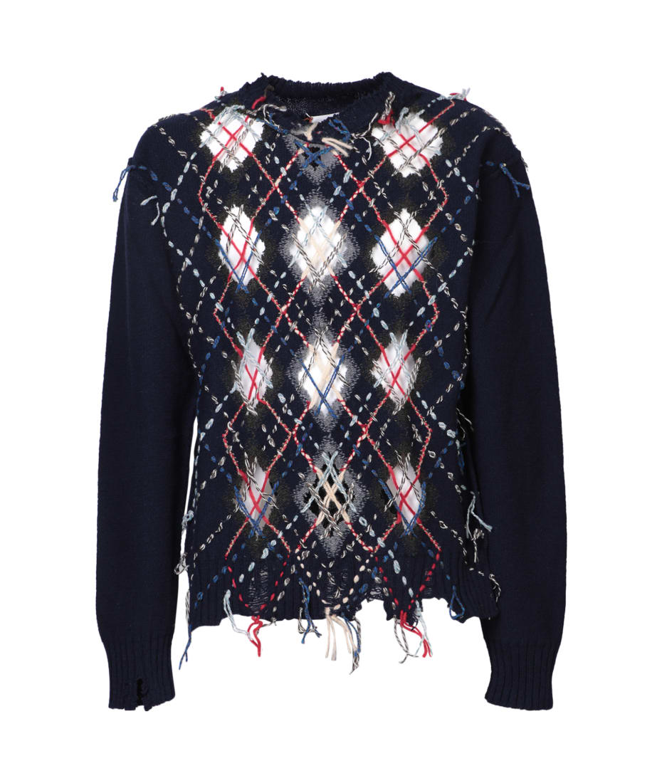 【送料&関税込】Maison Margiela Fringed Detail Sweater Maison Margiela Fringed Detail Sweater | italist