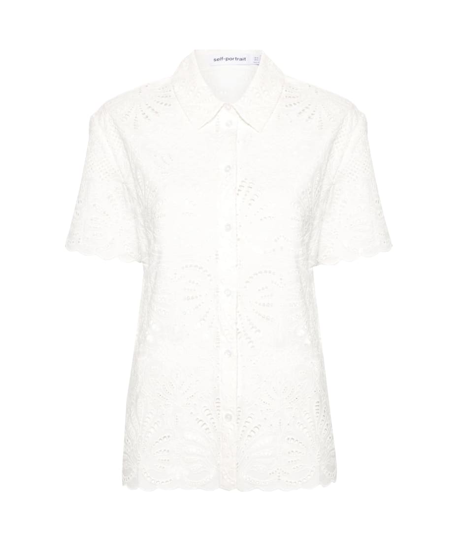 Tシャツ・カットソー SELF PORTRAIT Women Tops SS25 126T WWHITE White self-portrait Top | italist