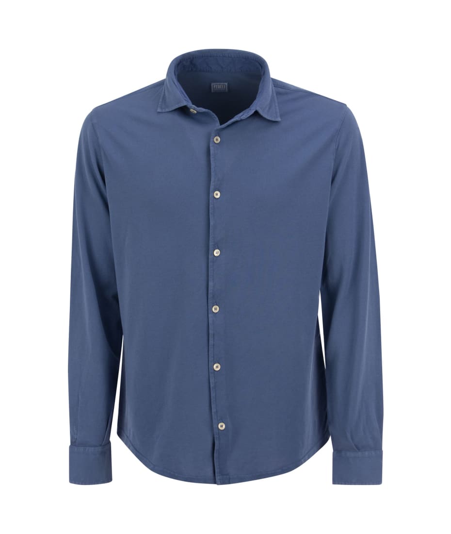 Fedeli Robert - Cotton Piqué Shirt | italist