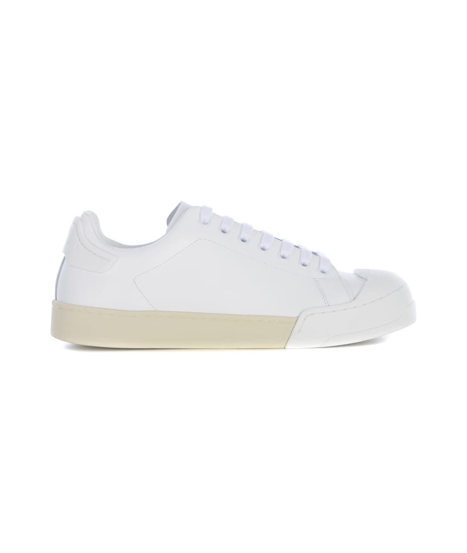 スニーカー MARNI Men Sneakers SNZU002002P722600W01 White Marni White Leather Sneakers | italist