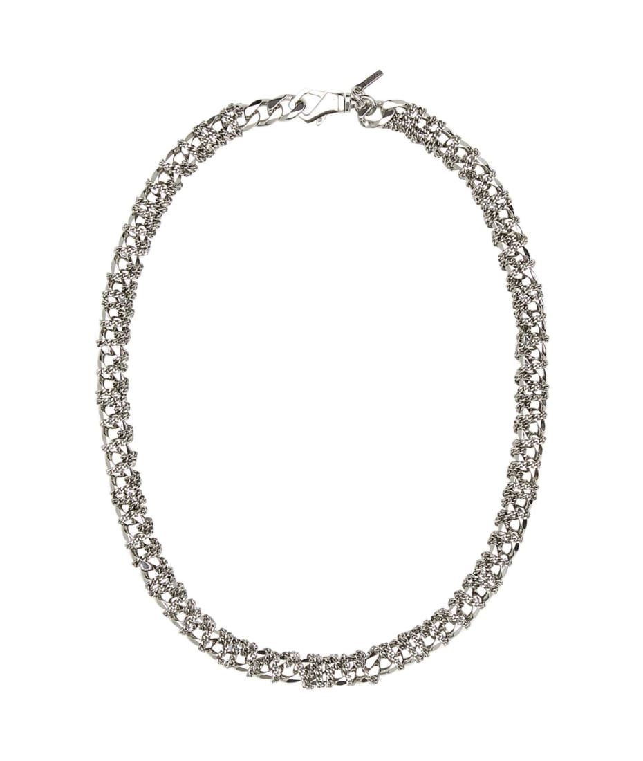 アクセサリーその他 Emanuele Bicocchi 925 silver chain necklace with crystals Emanuele Bicocchi 925 silver chain necklace with crystals