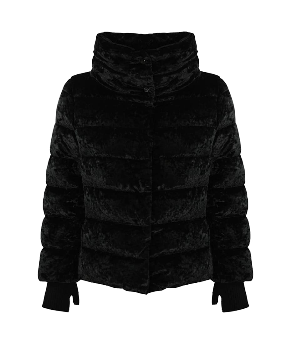 Herno Down Jacket In Velvet | italist