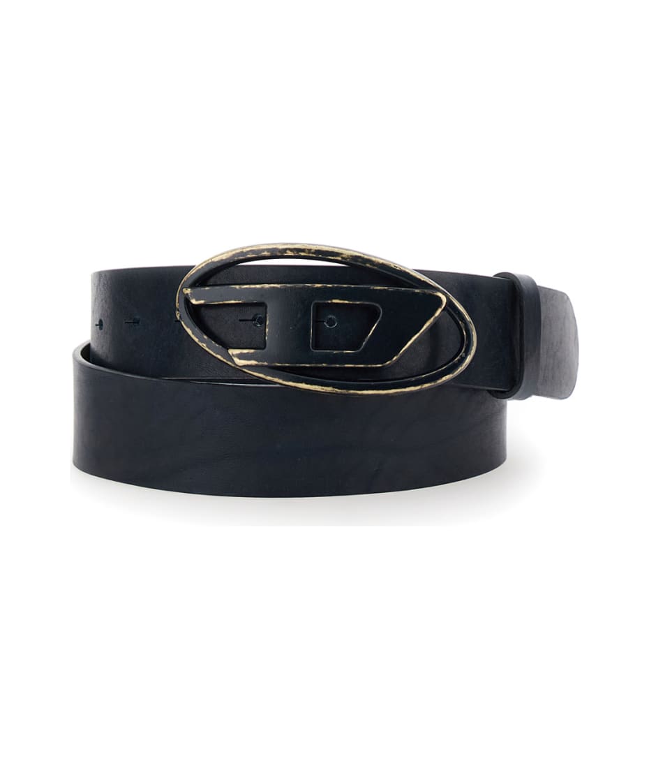 Diesel Men Old Model Leather Belt Studs 90S Grunge Y2K Punk