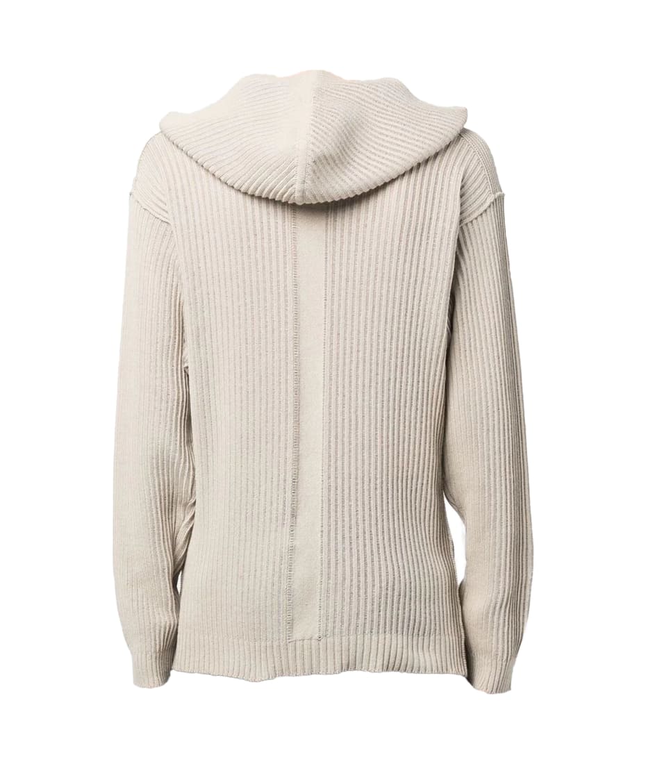 Rick Owens Almond Beige Cotton Jumper | italist