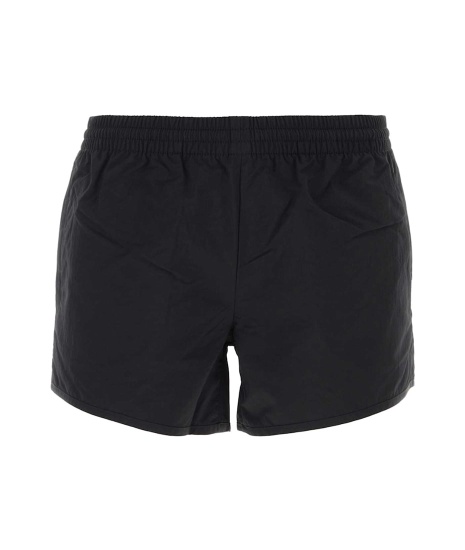 Balenciaga Black Nylon Swimming Shorts italist