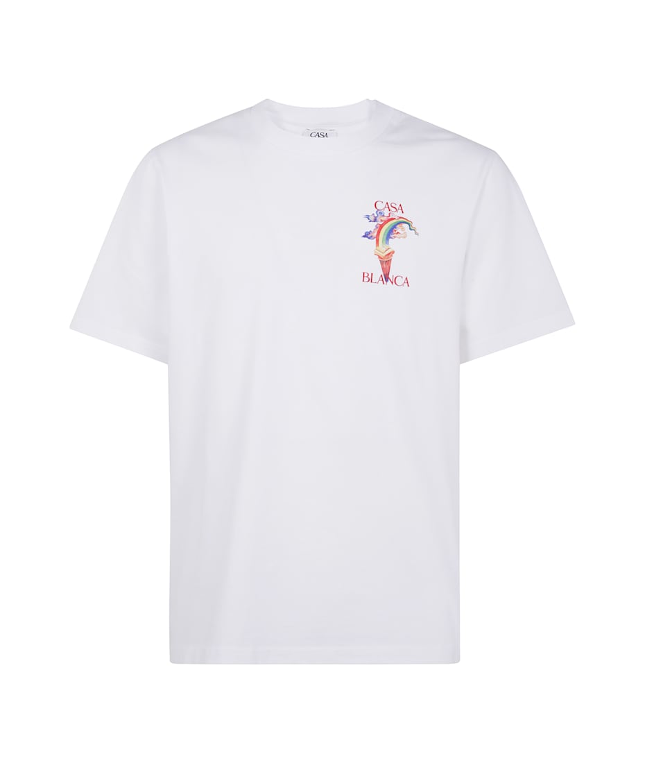 大人気♪【Casablanca】ネイチャーズティーチャー Tシャツ Casablanca Nature Teacher Printed T-shirt | italist, ALWAYS