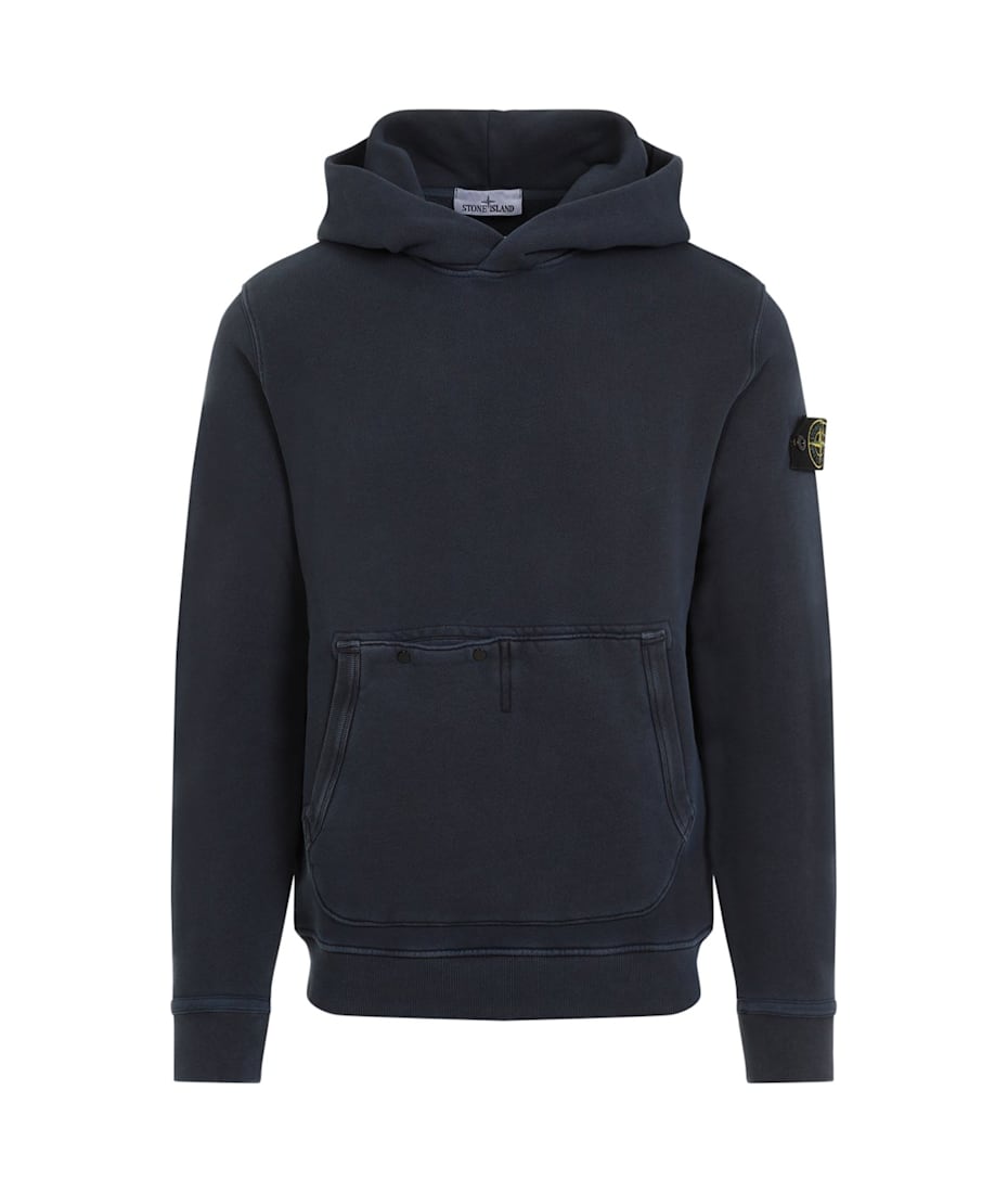 【送料&関税込】Stone  Logo Patch Long-sleeved Hoodie STONE ISLAND Logo Patch Long-Sleeved Hoodie - POIZON
