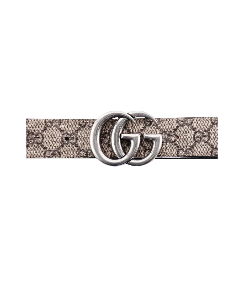 GUCCI★Gg supremeファブリックレザーベルト GUCCI GG Supreme fabric belt with GG buckle | TheDoubleF