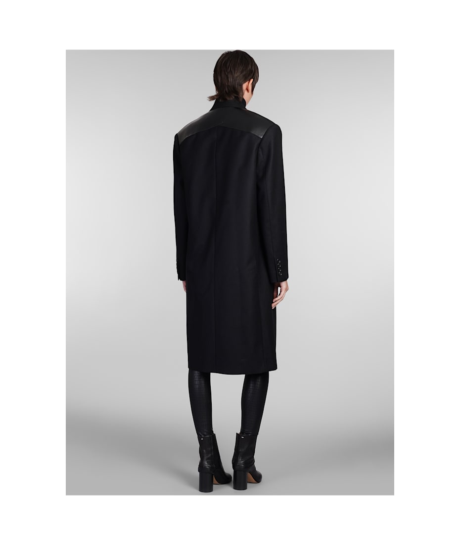 Junya Watanabe Coat In Black Wool | italist