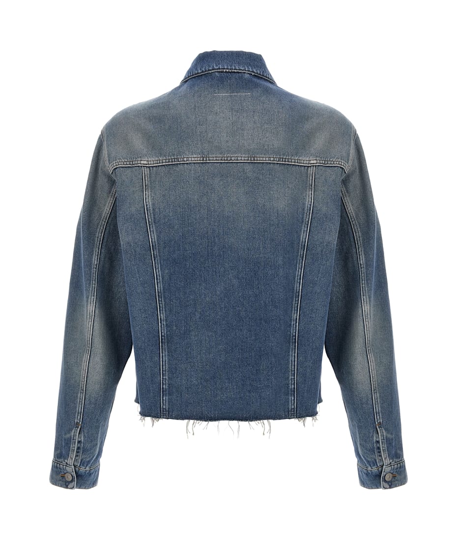 MM6 Maison Margiela Raw Cut Denim Jacket | italist