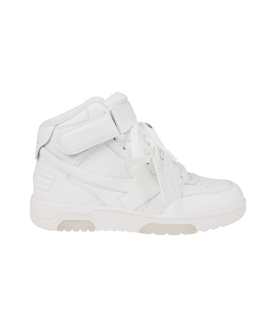 Out Of Office Mid Top Lea in white