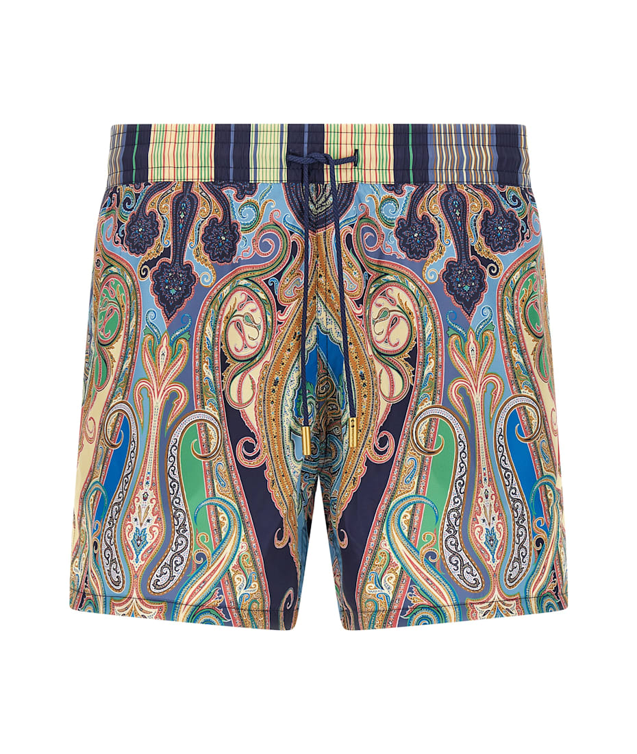 水着・ビーチグッズその他 ETRO Paisley Shorts Multicolor WRPA0014AK757 Etro Paisley Swimsuit | italist