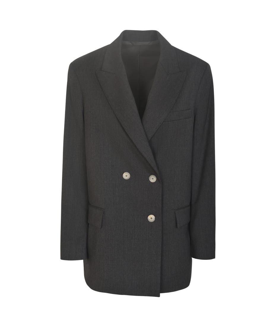 Double-breasted Plain Dinner Jacket