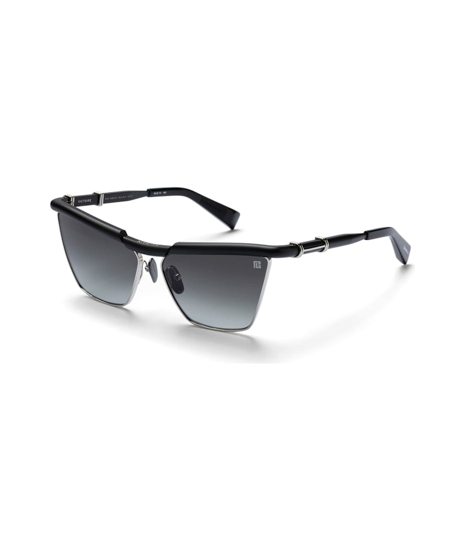 【送料&関税込】Balmain Victoire - Matte Black / Silver Sung Balmain Victoire - Matte Black / Silver Sunglasses | italist