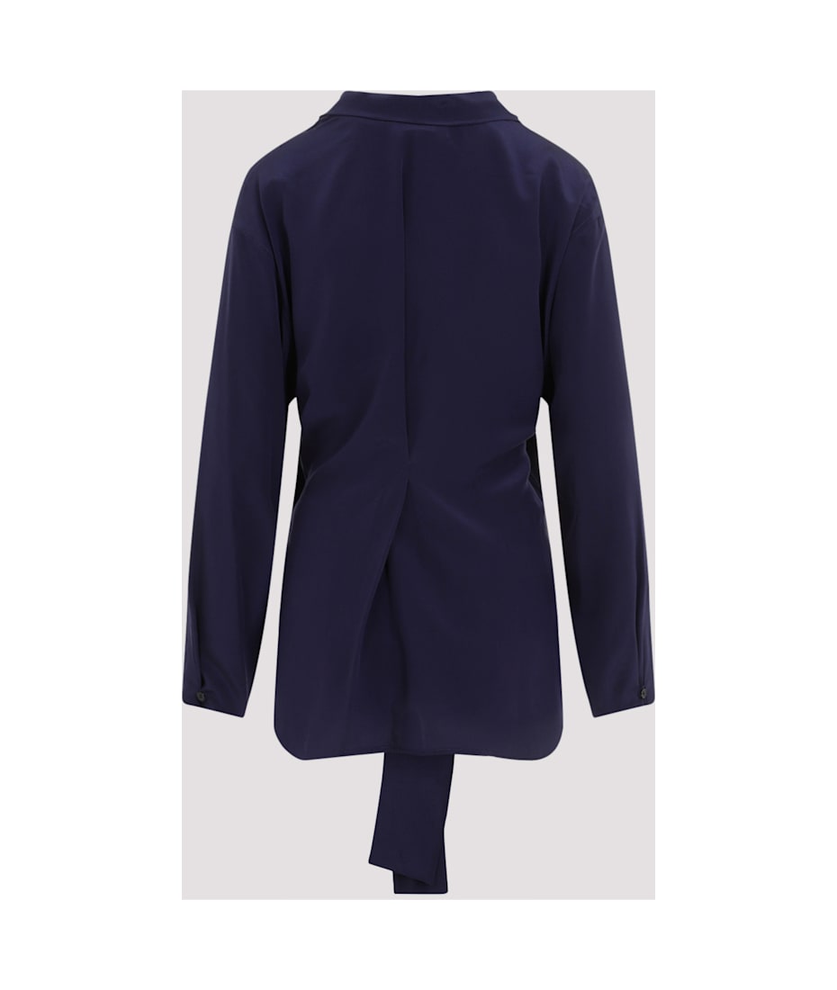 Tシャツ・カットソー Victoria Beckham Victoria Beckham V-Neck Scarf Blouse 22038460_51780355_600.jpg