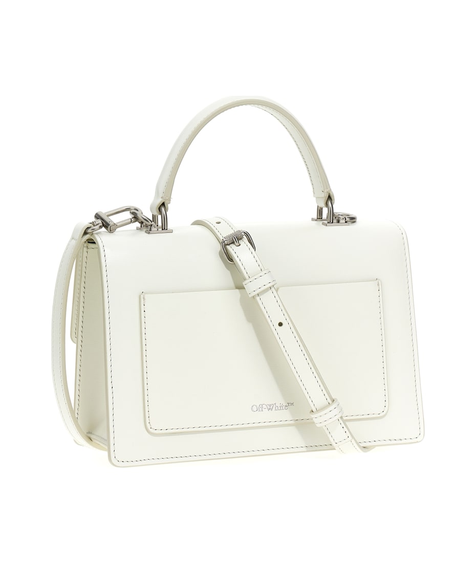 オフホワイト☆Jitney 1.4 ホワイト ハンドバッグ オフホワイト Off-White JITNEY 1.4 TOP HANDLE ハンドバッグ