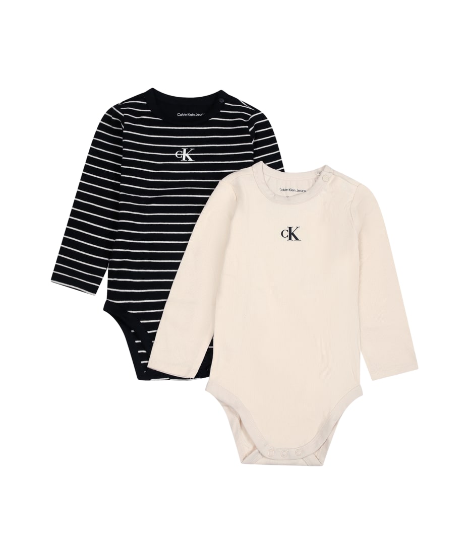Calvin Klein Multicolor Set For Baby Kids With Logo