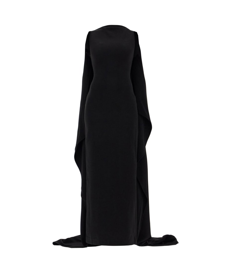 ワンピース SOLACE LONDON Woman Dress Black OS42038 BLACK Solace London 'kaila' Long Dress | italist