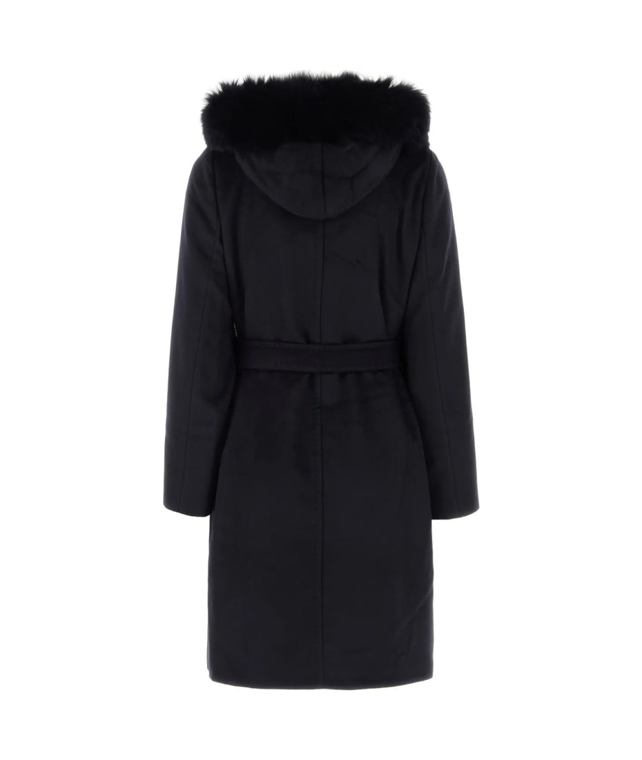 Max mara mango coat black deals
