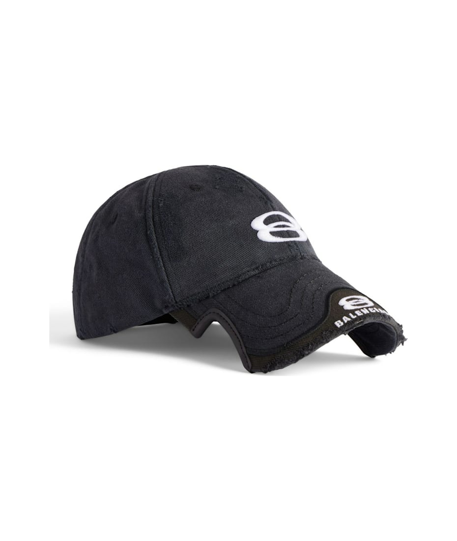 Balenciaga Men`s Unity Sports Icon Cap In Black/white