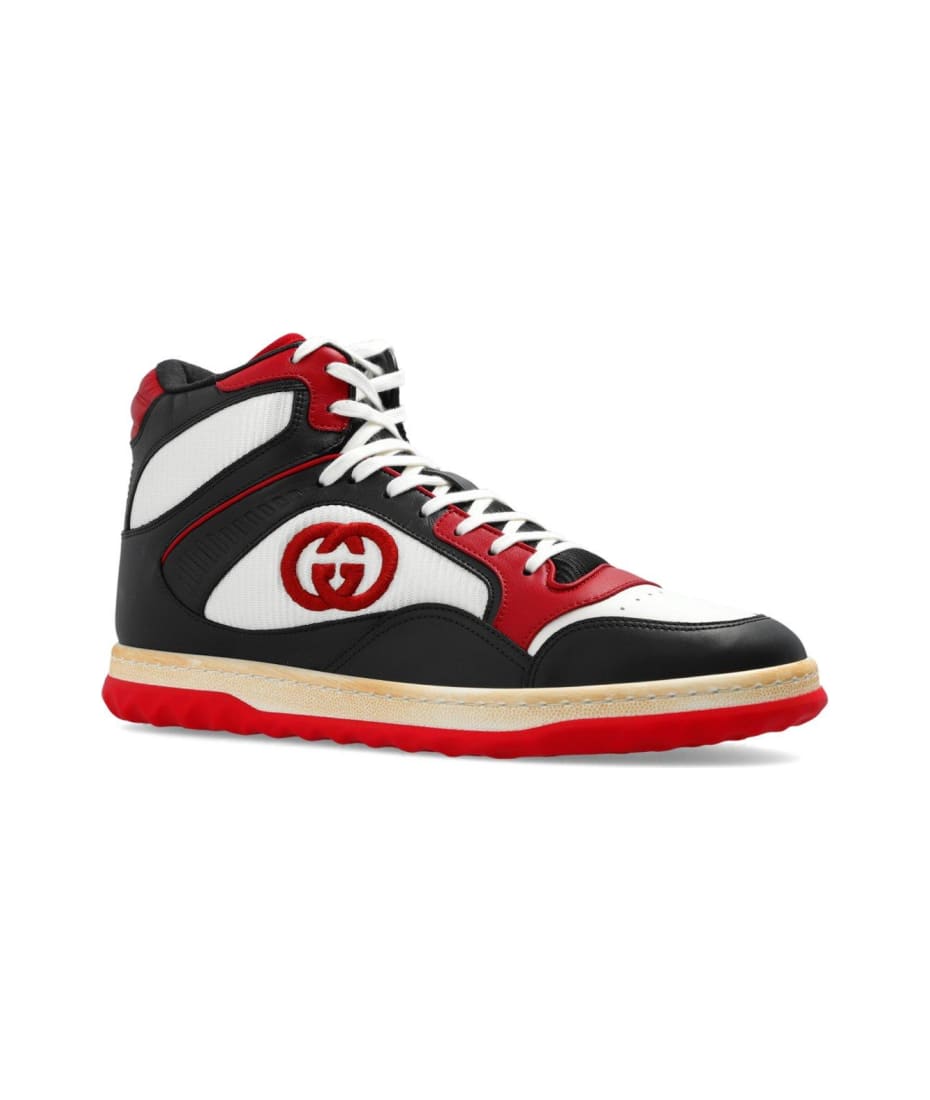 White gucci high top sneakers hotsell