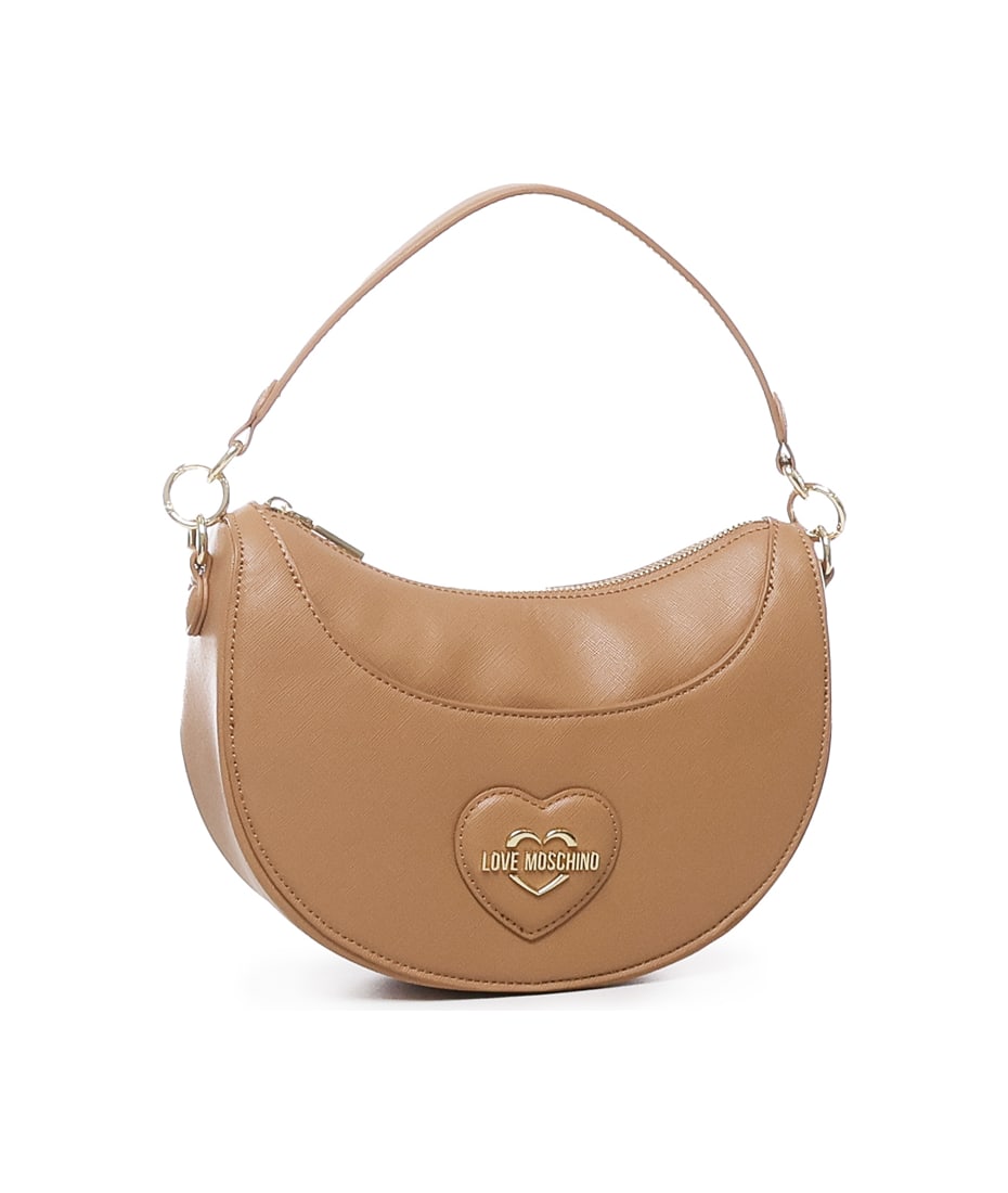 Love Moschino Oval Bag With Application | italist