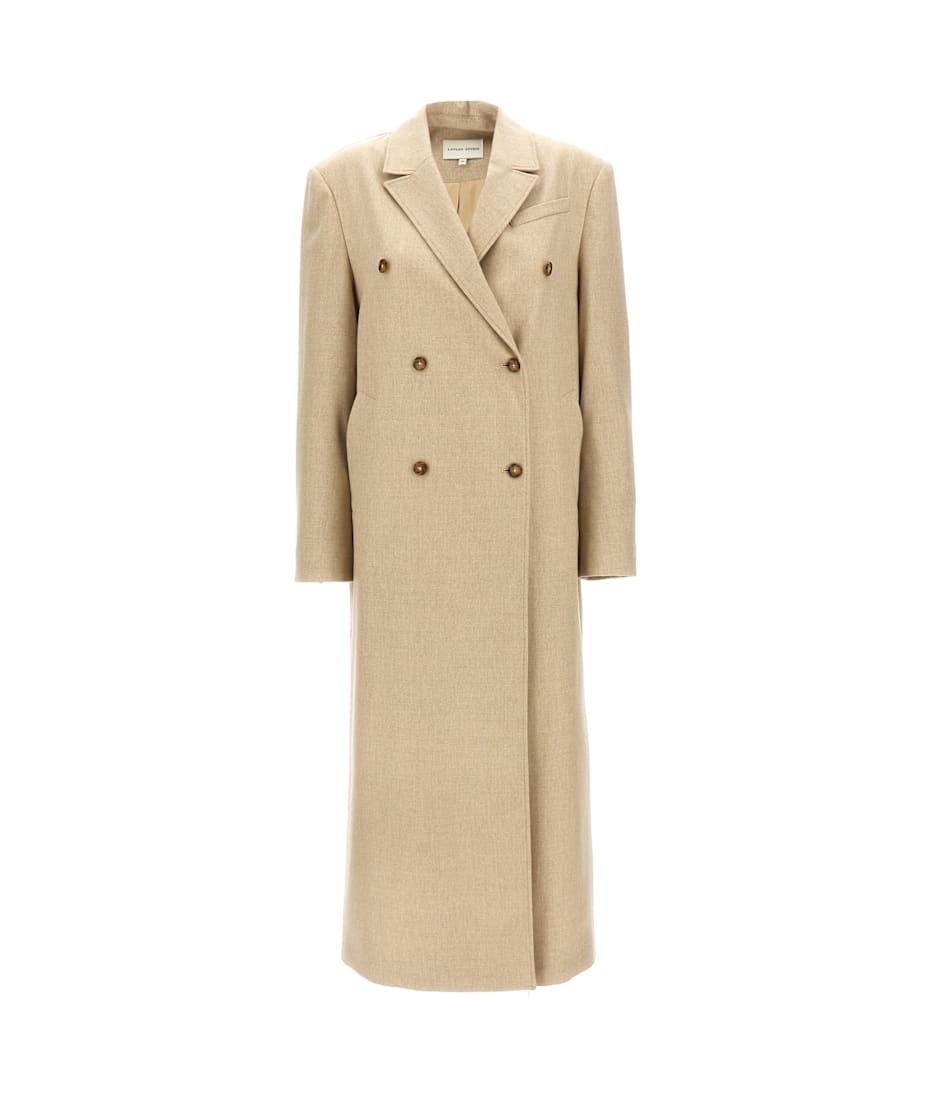 LOULOU STUDIO 'Zeno' coat Beige ZENO LOULOU STUDIO 'Zeno