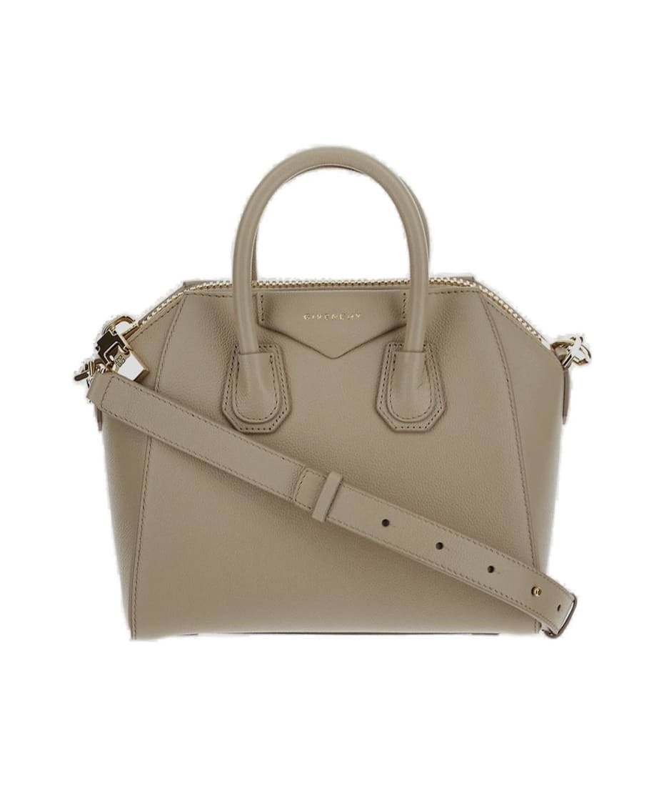Givenchy Antigona Zip-up Top Handle Bag - IVORY