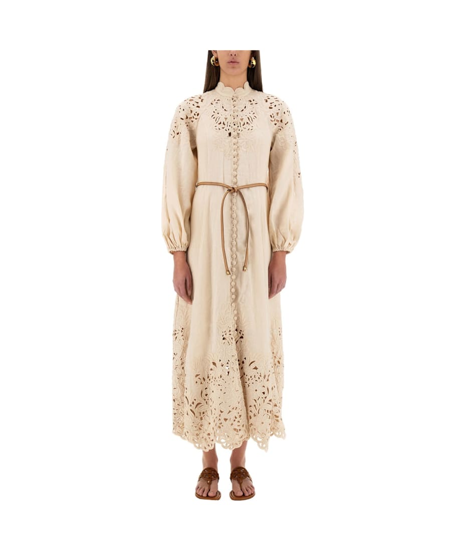 【送料&関税込】Zimmermann Embroidered wylie Dress Zimmermann Embroidered 'wylie' Dress | italist