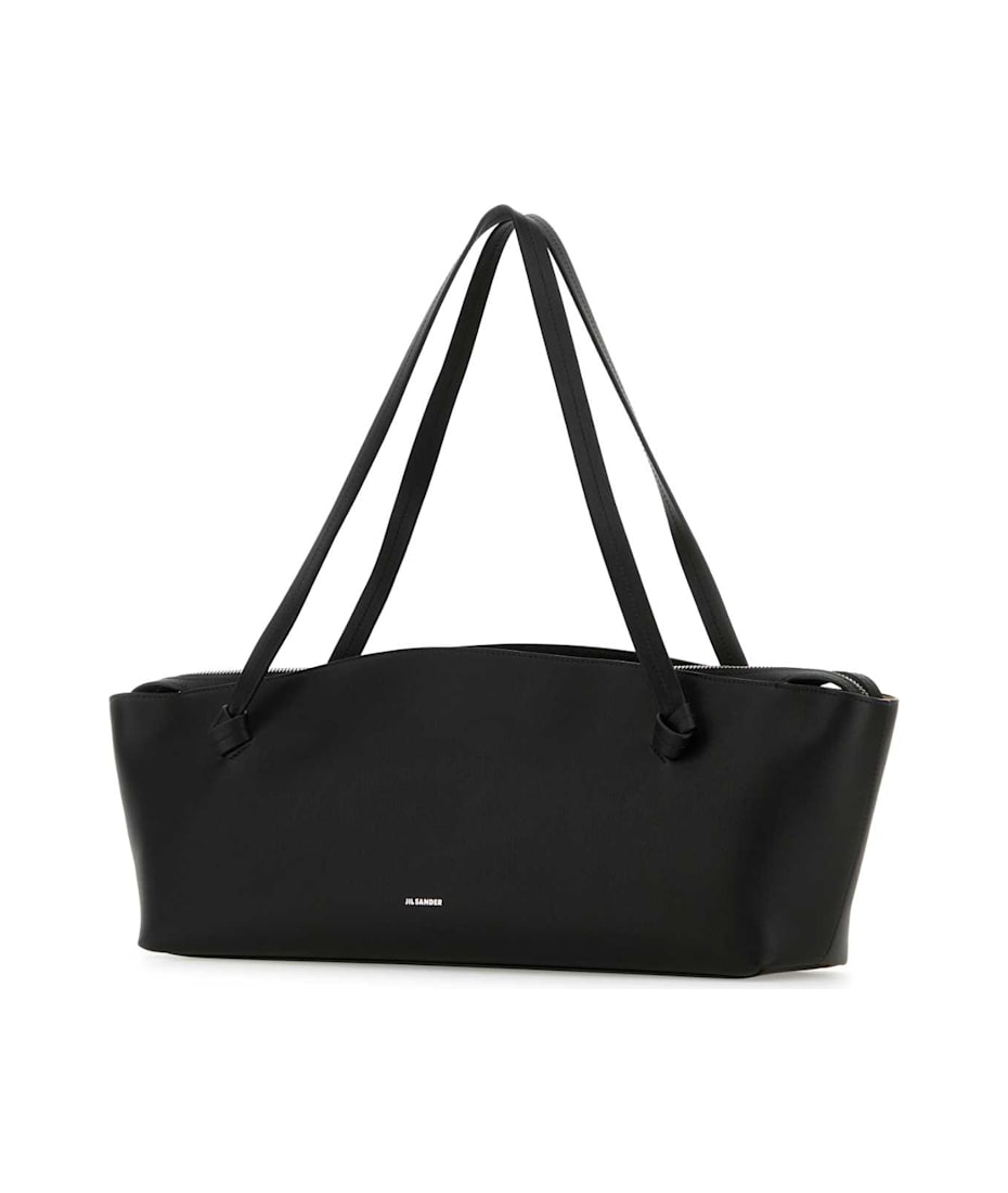 ショルダーバッグ・ポシェット Jil Sander Knot Sm Shoulder Bag - Leather - Black Knot Small leather shoulder bag in black - Jil Sander