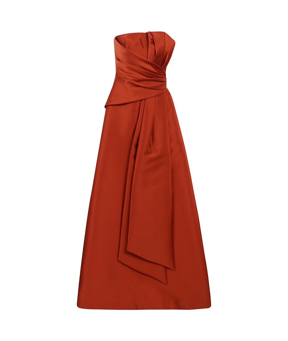 Alberta Ferretti Mikado Long Dress | italist