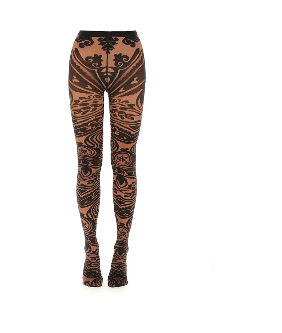 タイツ・ソックス ETRO FW24 ETRO X WOLFORD TIGHTS (17620 9294) Etro x Wolford】Body Tattoo Tights/タイツ/17620-12｜Tights
