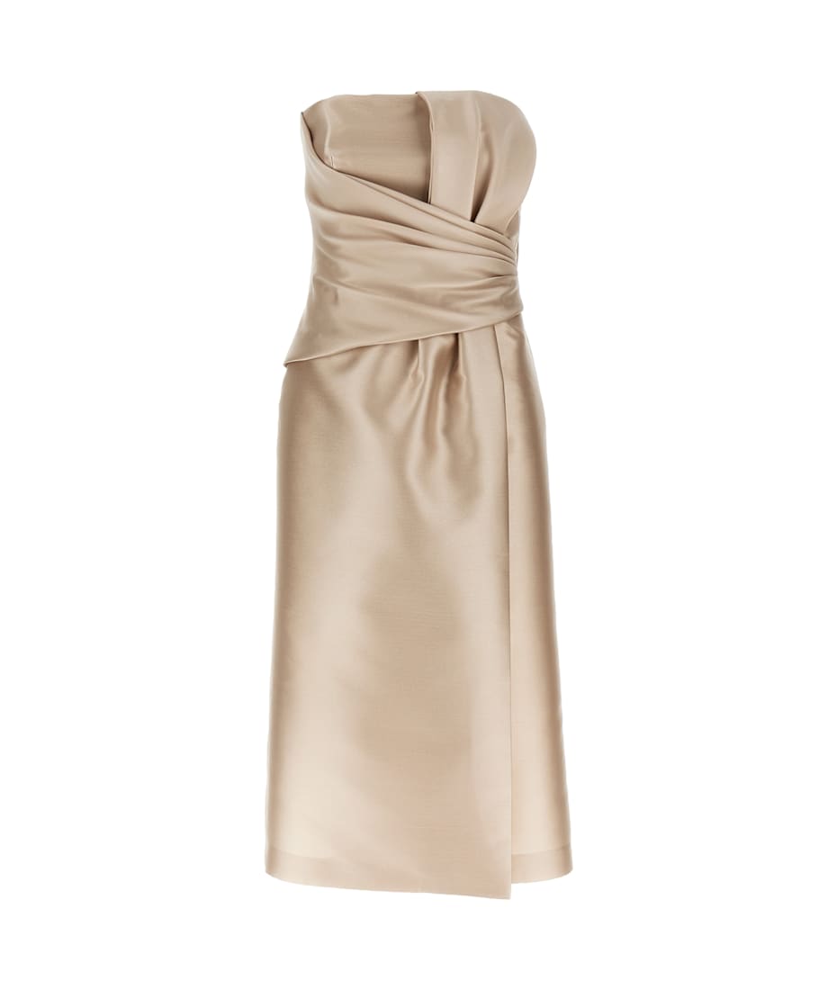 Alberta Ferretti Mikado Longuette Dress | italist